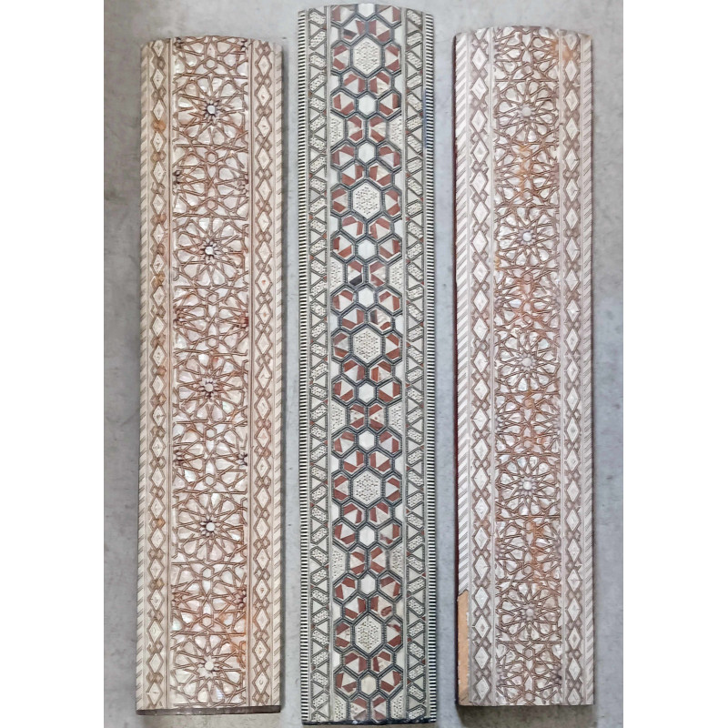 3 TABLAS DECORACION TARACEA HISPANO-ARABE EN TABLA DE SOPORTE