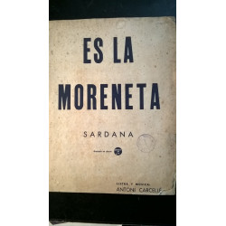SARDANA. ES LA MORENETA . ANTONI CARCELLÉ