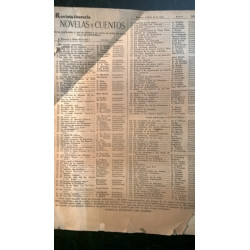 NOVELAS Y CUENTOS. REVISTAS LITERARIAS 1933