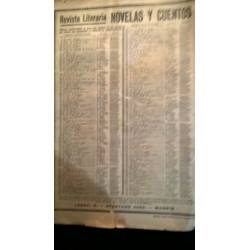 NOVELAS Y CUENTOS. REVISTAS LITERARIAS 1933