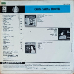 DISCO VINILO  CANTA SARA MONTIEL
