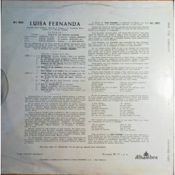 LUISA FERNANDA DISCO VINILO ALHAMBRA