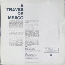 A TRAVÉS DE MÉXICO. DISCO VINILO 1960