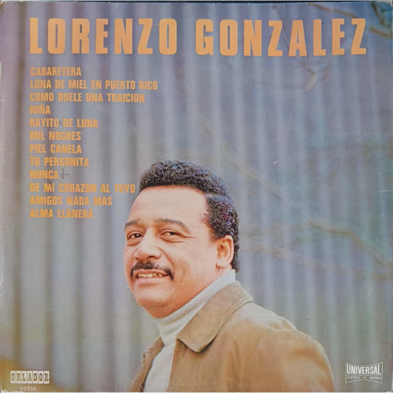 DISCO VINILO LORENZO GONZALEZ