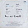 DISCO VINILO LORENZO GONZALEZ