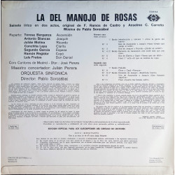LA DEL MANOJO DE ROSAS.  DISCO VINILO