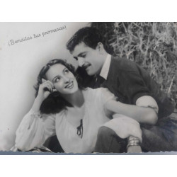 FOTO-POSTAL  PAREJA  1949