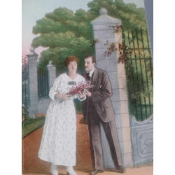 FOTO-POSTAL  PAREJA CON...
