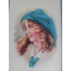 POST CARD IMPRESO JOVEN MUJER