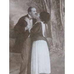 PAREJA EN BLANCO Y NEGRO EN...