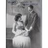 PAREJA CON ANUNCIO ANTIGUO