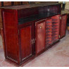 MUEBLE ANTIGUO MADERA  CON COMPARTIMENTOS