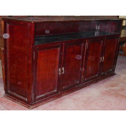MUEBLE ANTIGUO MADERA  CON COMPARTIMENTOS