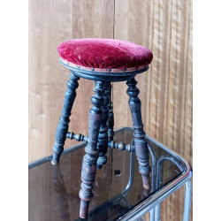 ASIENTO CIRCULAR ANTIGUO. REGULABLE EN ALTURA