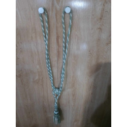 TRES BORLONES CON CORDÓN  Y BORLÓN CADA UNO