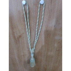 TRES BORLONES CON CORDÓN  Y BORLÓN CADA UNO