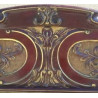 CABECERO MODERNISTA DE CAOBA. ALTO VALOR DECORATIVO