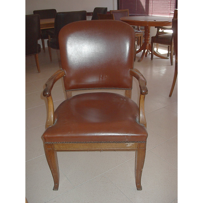 SILLONES DE ROBLE CUATRO UNIDADES