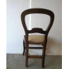 SILLAS DE ESTILO ISABELINO MADERA NOBLE CINCO UNIDADES