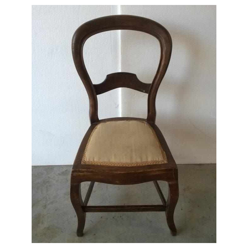 SILLAS DE ESTILO ISABELINO MADERA NOBLE CINCO UNIDADES