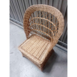 SILLÓN DE MIMBRE RESPALDO ALTO