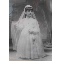NIÑA PRIMERA COMUNIÓN, AÑOS 20-30