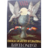 LÁMINA POSTER DEL CONGRESO EUCARÍSTICO BARCELONA 1952