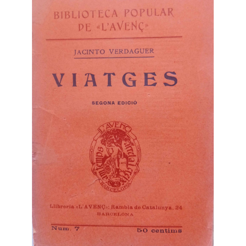 VIATGES. JACINTO VERDAGUER
