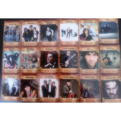 MUSICARDS.  CROMOS  GRUPOS  MUSICALES. EDITORIAL PANINI