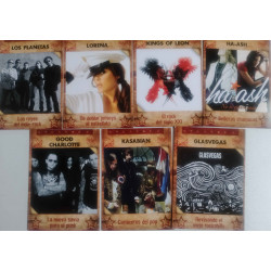 MUSICARDS.  CROMOS  GRUPOS  MUSICALES. EDITORIAL PANINI