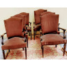 CONJUNTO DE SEIS SILLONES  ANTIGUOS