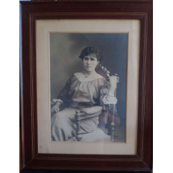 CUADRO FOTOGRAFÍA DAMA SIGLO XIX