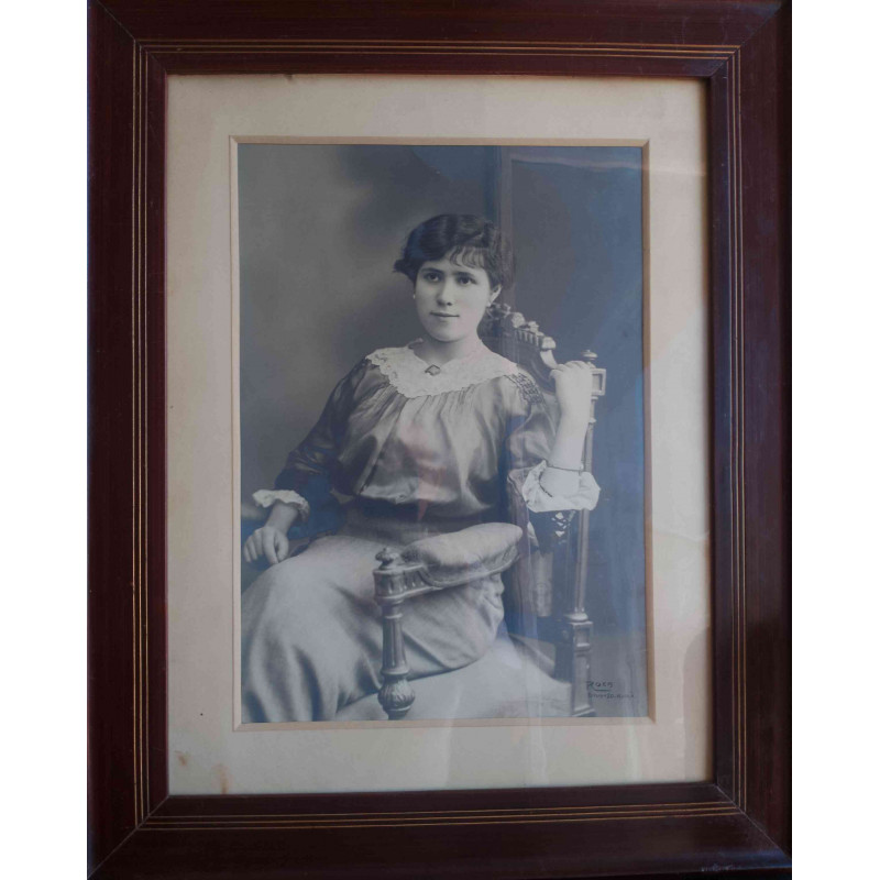 CUADRO FOTOGRAFÍA DAMA SIGLO XIX