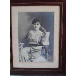 CUADRO FOTOGRAFÍA DAMA SIGLO XIX