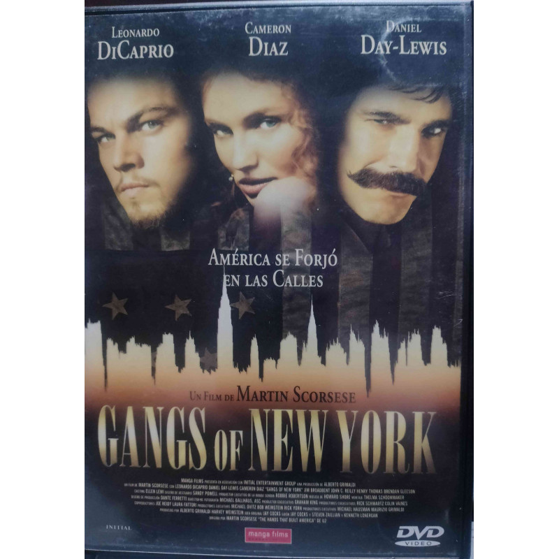 DVD VÍDEO. 2 DISCOS. GANGS OF NEW YORK. SIN USO