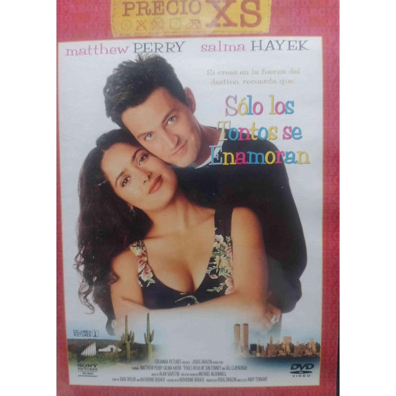 DVD. VÍDEO. SOLO LOS TONTOS SE ENAMORAN. SIN USO