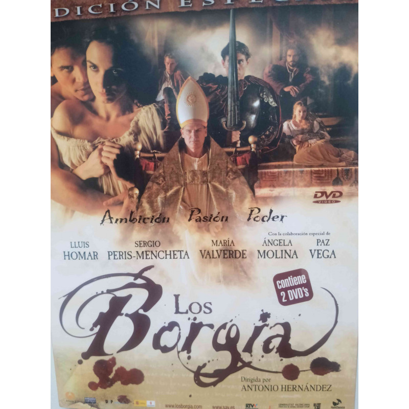 DVD. VÍDEO. SIN USO. LOS BORGIA. 2 CD