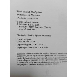 EL MÉDICO. NOAH GORDON