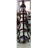 MUEBLE ESTANTERÍA DE RINCÓN CON 5 BALDAS EN MADERA