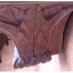 PEANA ANTIGUA MADERA MACIZA DE COLGAR. GRAN RESISTENCIA