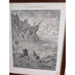 EL VERDADERO JUDÍO ERRANTE. CUADRO CON GRABADO DE RORGET. MOTIVO G. DORÉ