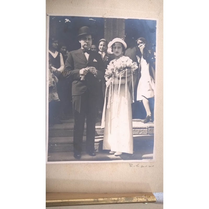 BODA 1930, ESTUDIOS RAMON CASAS, BARCELONA