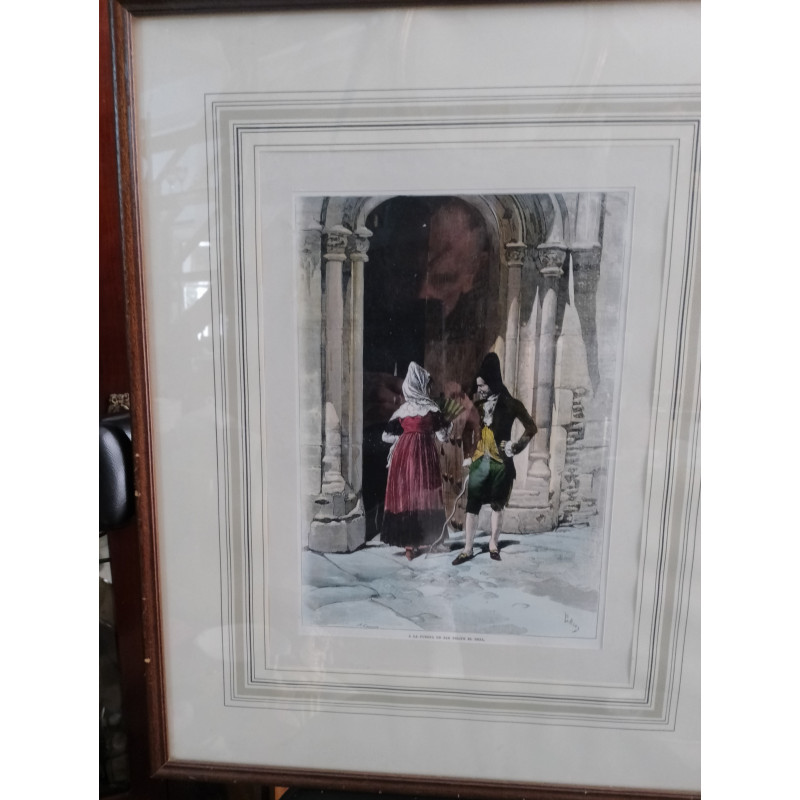 PAREJA DE CUADROS. MADRID ANTIGUO