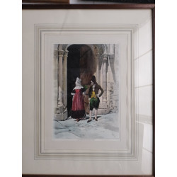 PAREJA DE CUADROS. MADRID ANTIGUO