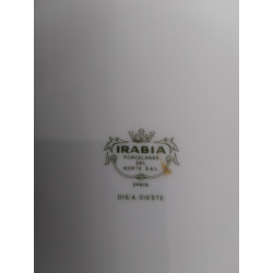 TARRO DE PORCELANA CON DIBUJOS  DIVERSOS EN EL EXTERIOR