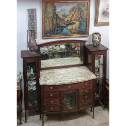 MAGNÍFICO MUEBLE APARADOR -VITRINAS