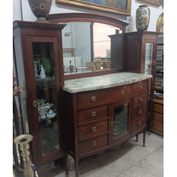 MAGNÍFICO MUEBLE APARADOR -VITRINAS