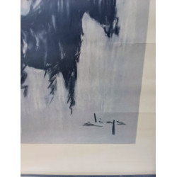 CUADRO DE CARLOS ALIAGA. PINTOR VALENCIANO.  PAREJA DE CABALLOS.