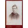 FOTOGRAFÍA S. XIX. ECLESIÁSTICO. BARCELONA. RAMBLA DE ESTUDIOS 5.