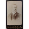 FOTOGRAFÍA DE CABALLERO SIGLO XIX. ESTUDIOS NAPOLEON BARCELONA